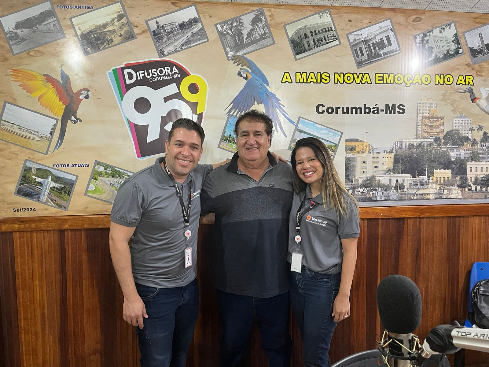 LHG Mining Anuncia Oportunidades de Emprego em Entrevista Exclusiva na Rádio Difusora Corumbá