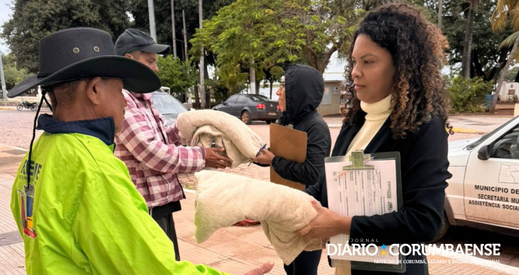Com frio intenso, Assistência Social reforça atendimento às pessoas que vivem em situação de rua