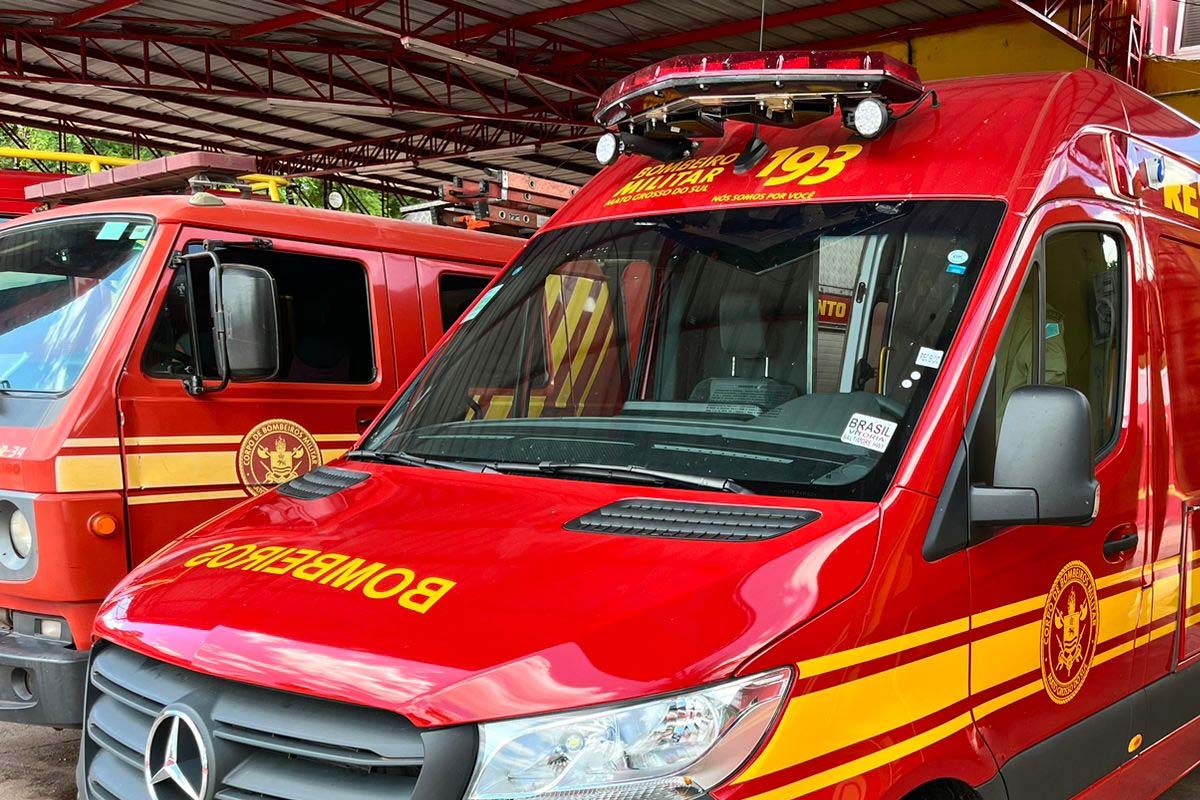 Corpo de Bombeiros atendeu cinco ocorrências durante plantão