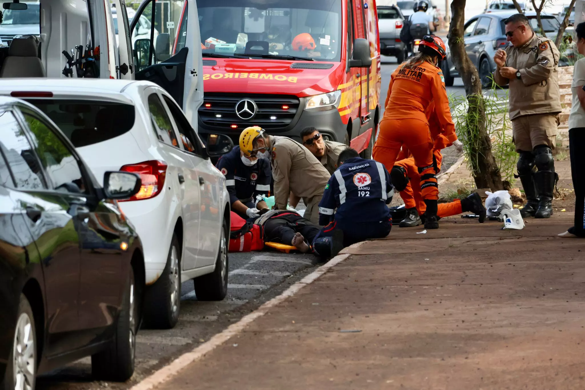 Homem morre após cair de pontilhão da Avenida Ceará em Campo Grande
