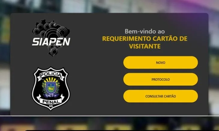 Agepen lança cadastro online para emissão do cartão do visitante em MS
