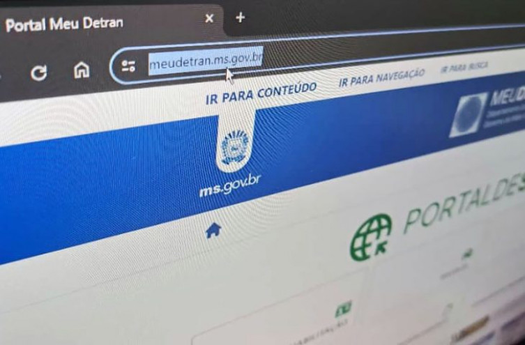 Detran-MS alerta: digitar o endereço oficial no navegador previne golpes