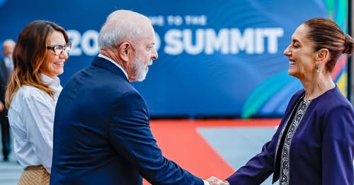 Presidenta do México pede a Lula apoio para produção de etanol