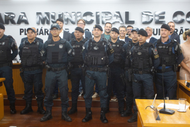 Câmara reconhece trabalho de policiais militares no combate ao tráfico de drogas