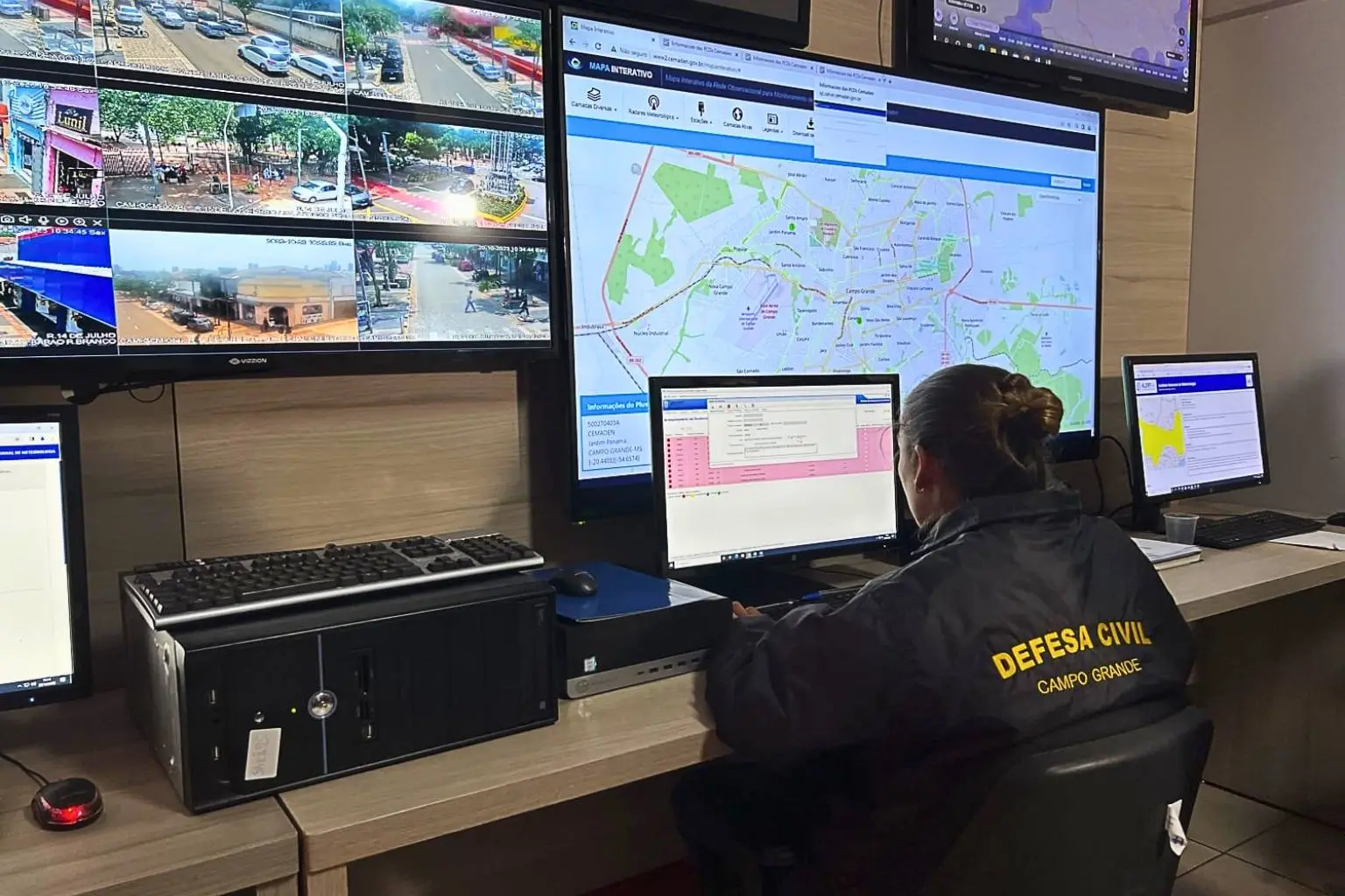 Defesa Civil emite alerta de tempestade para Campo Grande