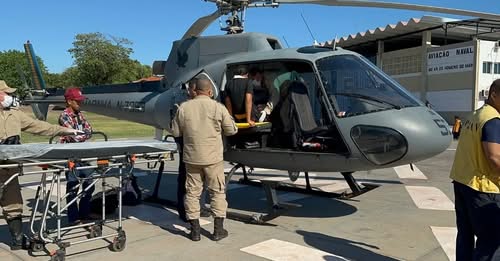 Mulher é resgatada no Pantanal e levada ao hospital após cinco dias com dor abdominal