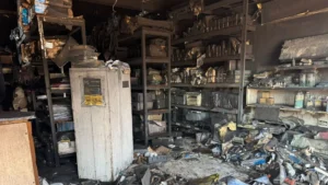 ‘Começar tudo de novo’, diz dono de gráfica destruída por incêndio no Nova Lima