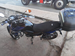 Motociclista de 64 anos é socorrido após queda em Corumbá