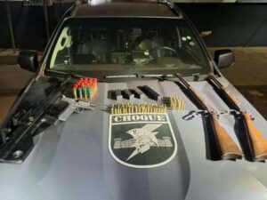 Polícia apreende arsenal de R$ 30 mil em assentamento em Bandeirantes