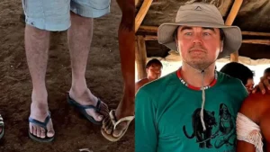 É Havaianas? Chinela de Leonardo DiCaprio rouba a cena em viagem ao Brasil: ‘Virou brasileiro’