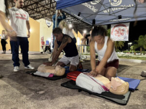 Ação une trânsito e saúde em atividade educativa no Poliesportivo de Corumbá