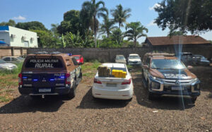PM Rural apreende quase 60 kg de cocaína em veículo na BR-262