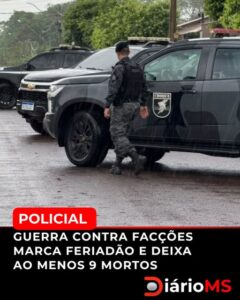 A guerra contra as facções criminosas preocupa a população