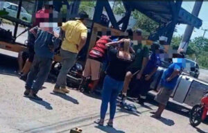 Motociclista sofre ferimento na perna após colisão com carreta em Corumbá